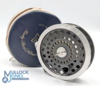 Hardy Bros Sunbeam 8/9 alloy trout fly reel with changeable agate line guide, quick release spool,