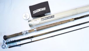 Sage USA Graphite GFL salmon fly rod No 10160-3, 16ft 11 1/8 oz, 3pc line 10# 24" handle with