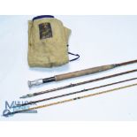 Hardy "The Houghton Rod" 10' 3 piece Palakona, No. E15403, comes with replacement spare tip section,