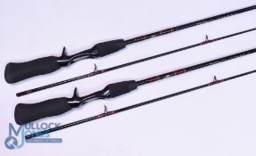 Bass Pro Procomp II Graphite PC60MC 6ft 2pc line W/T 8-17, lure 1/4-5/8 medium action. Another as