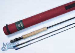 Orvis USA Rocky Mountain 4oz carbon trout fly rod 10ft 3pc line 7#, double alloy uplocking reel