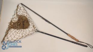 Hardy Bros Salmon Tailer, with a folding landing net by Aquarex - both in good clean condition