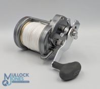 Shimano Torium 30 polished alloy multiplier sea reel, oversized, rubber handle, real seat clamp,
