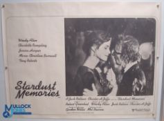 Original Movie/Film Poster – 1980 Stardust Memories 40x30" approx. kept rolled, creases apparent,