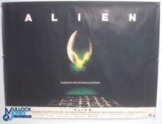 Original Movie/Film Poster – 1979 Alien 40x30" approx. kept rolled, creases apparent, Ex Cinema