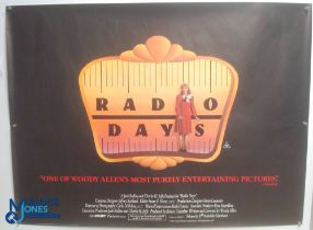 Original Movie/Film Poster – 1987 Radio Days 40x30" approx. kept rolled, creases apparent, Ex Cinema