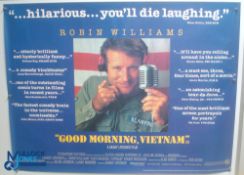 Original Movie/Film Poster – 1987 Good Morning Vietnam 40x30" approx. kept rolled, creases apparent,