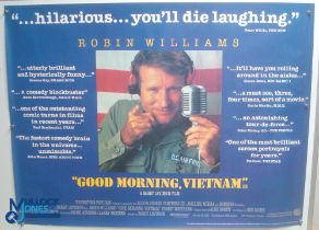 Original Movie/Film Poster – 1987 Good Morning Vietnam 40x30" approx. kept rolled, creases apparent,