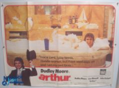 Original Movie/Film Poster – 1981 Arthur Dudley Moore 40x30" approx. kept rolled, creases