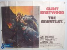 Original Movie/Film Poster – 1977 Clint Eastwood the Gauntlet 40x30" approx. kept rolled, creases
