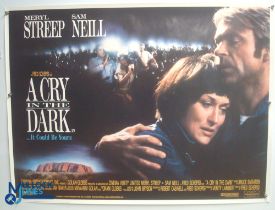 Original Movie/Film Poster – 1988 A Cry in the Dark 40x30" approx. kept rolled, creases apparent, Ex