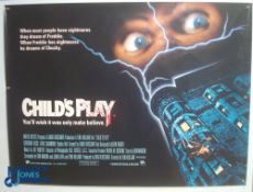 Original Movie/Film Poster – 1988 Horror Child’s Play 40x30" approx. kept rolled, creases