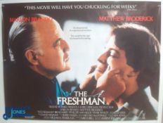 Original Movie/Film Poster – 1990 The Freshman 40x30" approx. kept rolled, creases apparent, Ex