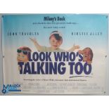 Original Movie/Film Poster – 1991 Look Who’s Talking Too 40x30" approx. kept rolled, creases