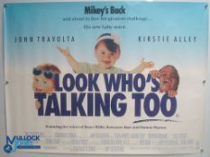 Original Movie/Film Poster – 1991 Look Who’s Talking Too 40x30" approx. kept rolled, creases