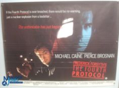 Original Movie/Film Poster – 1987 The Fourth Protocol 40x30" approx. kept rolled, creases