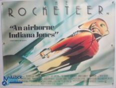 Original Movie/Film Poster – 1991 The Rocketeer 40x30" approx. kept rolled, creases apparent, Ex