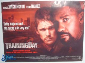 Original Movie/Film Poster – 2001 Training Day 40x30" approx. kept rolled, creases apparent, Ex