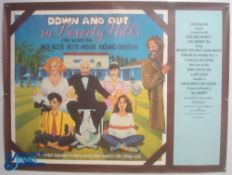Original Movie/Film Poster – 1986 Down and Out in Beverly Hills 40x30" approx. kept rolled,