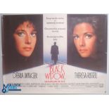 Original Movie/Film Poster – 1987 Black Widow 40x30" approx. kept rolled, creases apparent, Ex