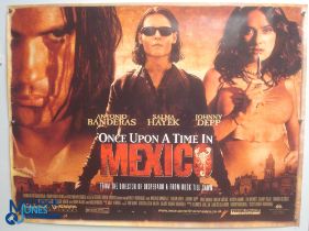 Original Movie/Film Poster – 2003 Once Upon a Time in Mexico 40x30" approx. kept rolled, creases
