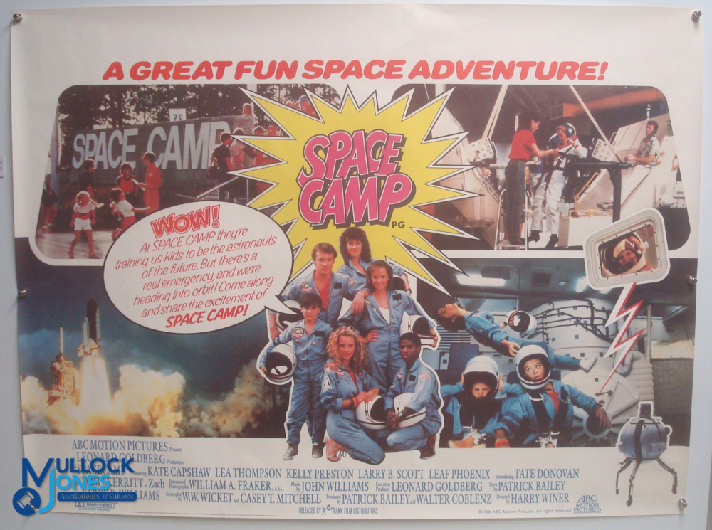 Original Movie/Film Poster – 1986 Space Camp 40x30" approx. kept rolled, creases apparent, Ex Cinema