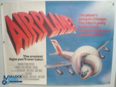 Original Movie/Film Poster – 1980 Comedy Airplane 40x30" approx. kept rolled, creases apparent, Ex