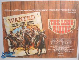 Original Movie/Film Poster – 1980 The Lone Riders 40x30" approx. kept rolled, creases apparent, Ex