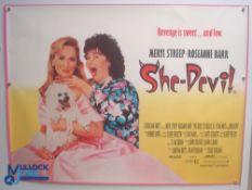 Original Movie/Film Poster – 1989 She-Devil 40x30" approx. kept rolled, creases apparent, Ex