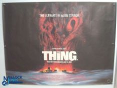 Original Movie/Film Poster – 1982 Horror The Thing 40x30" approx. kept rolled, creases apparent,