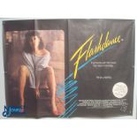 Original Movie/Film Poster – 1983 Flashdance 40x30" approx. kept rolled, creases apparent, Ex Cinema