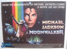 Original Movie/Film Poster – 1988 Michael Jackson Moonwalker 40x30" approx. kept rolled, creases