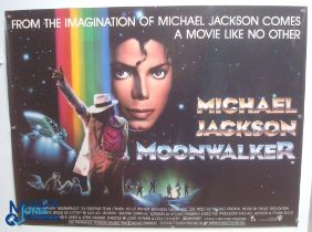 Original Movie/Film Poster – 1988 Michael Jackson Moonwalker 40x30" approx. kept rolled, creases