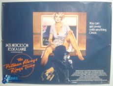 Original Movie/Film Poster – 1981 The Postman Always Knocks Twice 40x30" approx. kept rolled,
