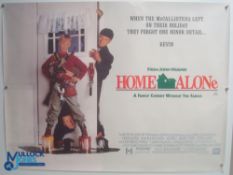 Original Movie/Film Poster – 1990 Home Alone 40x30" approx. kept rolled, creases apparent, Ex Cinema