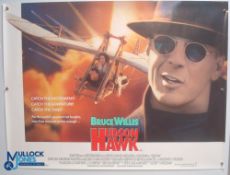 Original Movie/Film Poster – 1991 Hudson Hawk 40x30" approx. kept rolled, creases apparent, Ex