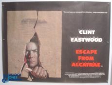 Original Movie/Film Poster – 1979 Escape from Alcatraz 40x30" approx. kept rolled, creases apparent,