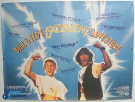 Original Movie/Film Poster – 1989 Bill and Ted’s Excellent Adventure 40x30" approx. kept rolled,