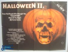 Original Movie/Film Poster – 1981 Horror Halloween II 40x30" approx. kept rolled, creases