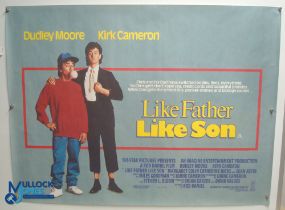 Original Movie/Film Poster – 1987 Like Father Like Son 40x30" approx. kept rolled, creases apparent,