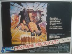 Original Movie/Film Poster - 1987 Extreme Prejudice 40x30" approx. kept rolled, centre creases