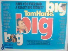 Original Movie/Film Poster – 1988 Tom Hanks Big 40x30" approx. kept rolled, creases apparent, Ex