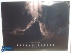 Original Movie/Film Poster – 2005 Batman Begins 40x30" approx. kept rolled, creases apparent, 2