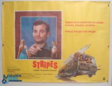 Original Movie/Film Poster – 1981 Stripes Bill Murray 40x30" approx. kept rolled, creases