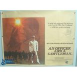 Original Movie/Film Poster – 1982 An Officer and a Gentleman 40x30" approx. kept rolled, creases