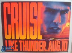 Original Movie/Film Poster – 1990 Pre Film Release Cruise like Thunder 40x30" approx. kept rolled,