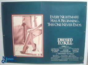 Original Movie/Film Poster – 1980 Dressed to Kill 40x30" approx. kept rolled, creases apparent, Ex