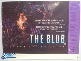 Original Movie/Film Poster – 1988 Horror The Blob 40x30" approx. kept rolled, creases apparent, Ex