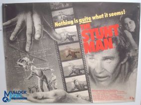 Original Movie/Film Poster – 1980 The Stunt Man 40x30" approx. kept rolled, creases apparent, Ex