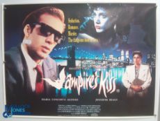 Original Movie/Film Poster – 1990 Vampires Kiss 40x30" approx. kept rolled, creases apparent, Ex